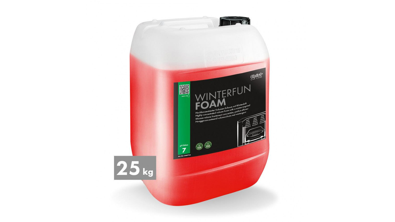 CH427xx - WINTERFUN FOAM rot, Hochkonzentrierter Volumen-Schaum mit Winterduft